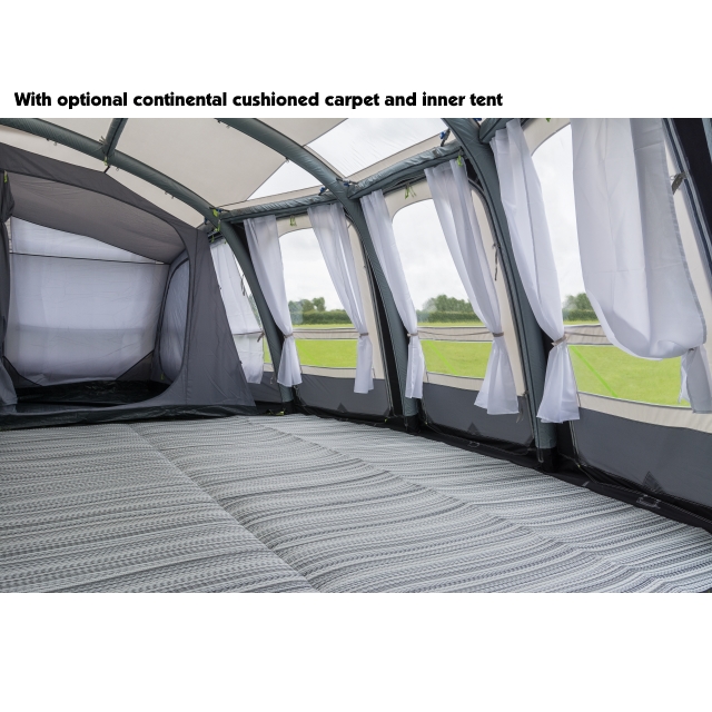 Centre and Side Section Carpets COMPLETE PACK Kampa Dometic Frontier 300 Continental Carpet 2 Items 