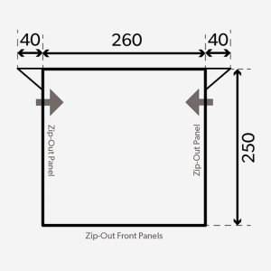 Dometic Rally 260s Floor Plan 124