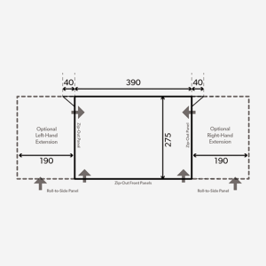 Dometic Club 390s Floor Plan 140
